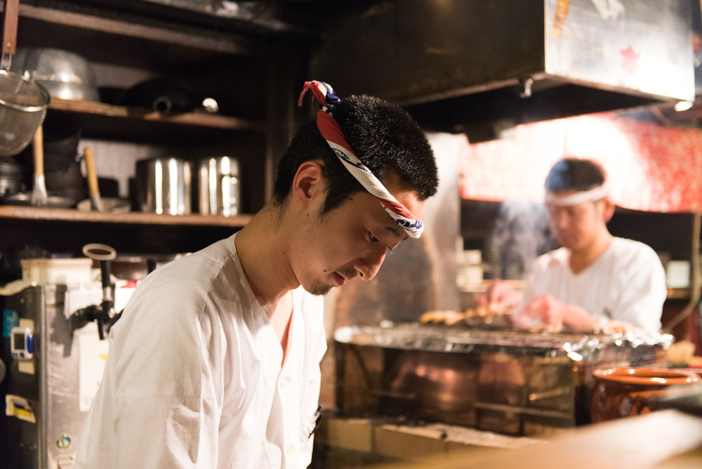 Ganchan Looking for a delicious Yakitori (Japanese skewered chicken)? Head to Roppongi  for this traditional joint and their great selection of beer, sake, and of course, incredibly flavorful chicken.
